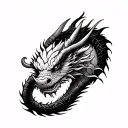 yakuza dragon sleeve tattoo tattoo design idea