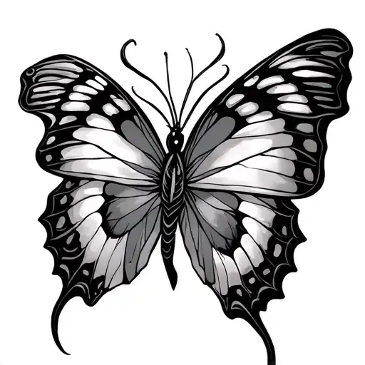 Raiden louis, butterfly tattoo design idea