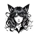 Anime manga panel styled tattoo tattoo design idea
