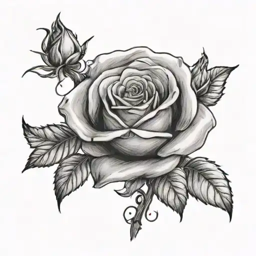 corinthians 13 rose tattoo design idea