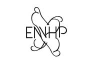 ENHP initials with hearts surrounded tattoo design idea