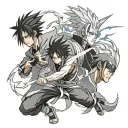 Sasuke, Zuko, Killua, lightning tattoo design idea