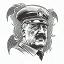 Hitler tattoo design idea