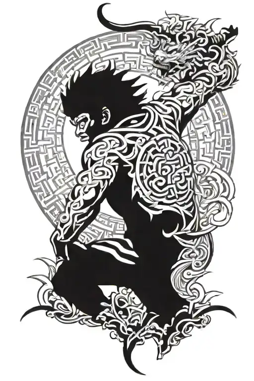 sun wukong back tattoo tattoo design idea