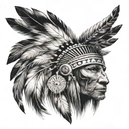 July 11, 1994 Native American tattoo design idea