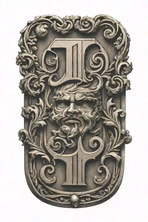 greek numbers 1213.4825.032 tattoo design idea