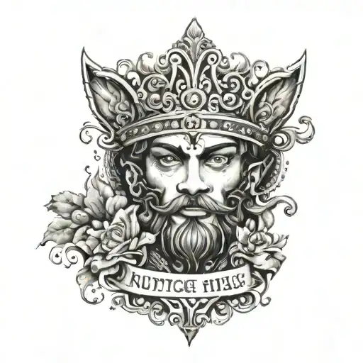 typography : "Prince of Nutmeg" tattoo design idea