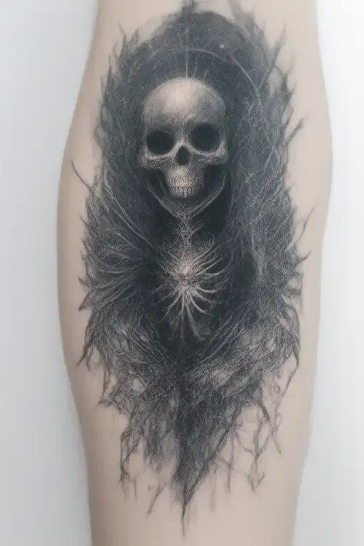 grim reaper tattoo design idea