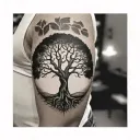 African Tree Of Life tattoo design idea