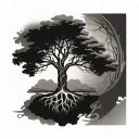 African Tree Of Life tattoo design idea