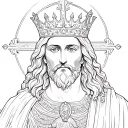 Christ is king tattoo design idea