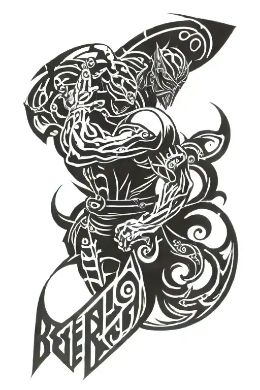 berserk guts tattoo design idea