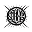Two Word Ambigram Generator tattoo design idea