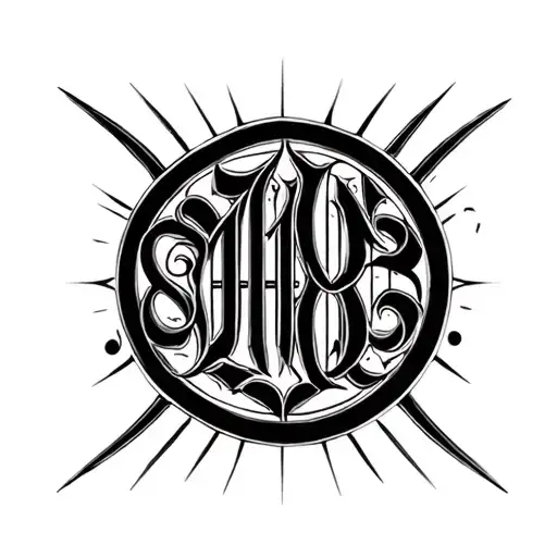 Two Word Ambigram Generator tattoo design idea