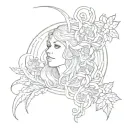 Silver Spring Fleetwood Mac tattoo design idea