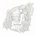 Silver Spring Fleetwood Mac tattoo design idea