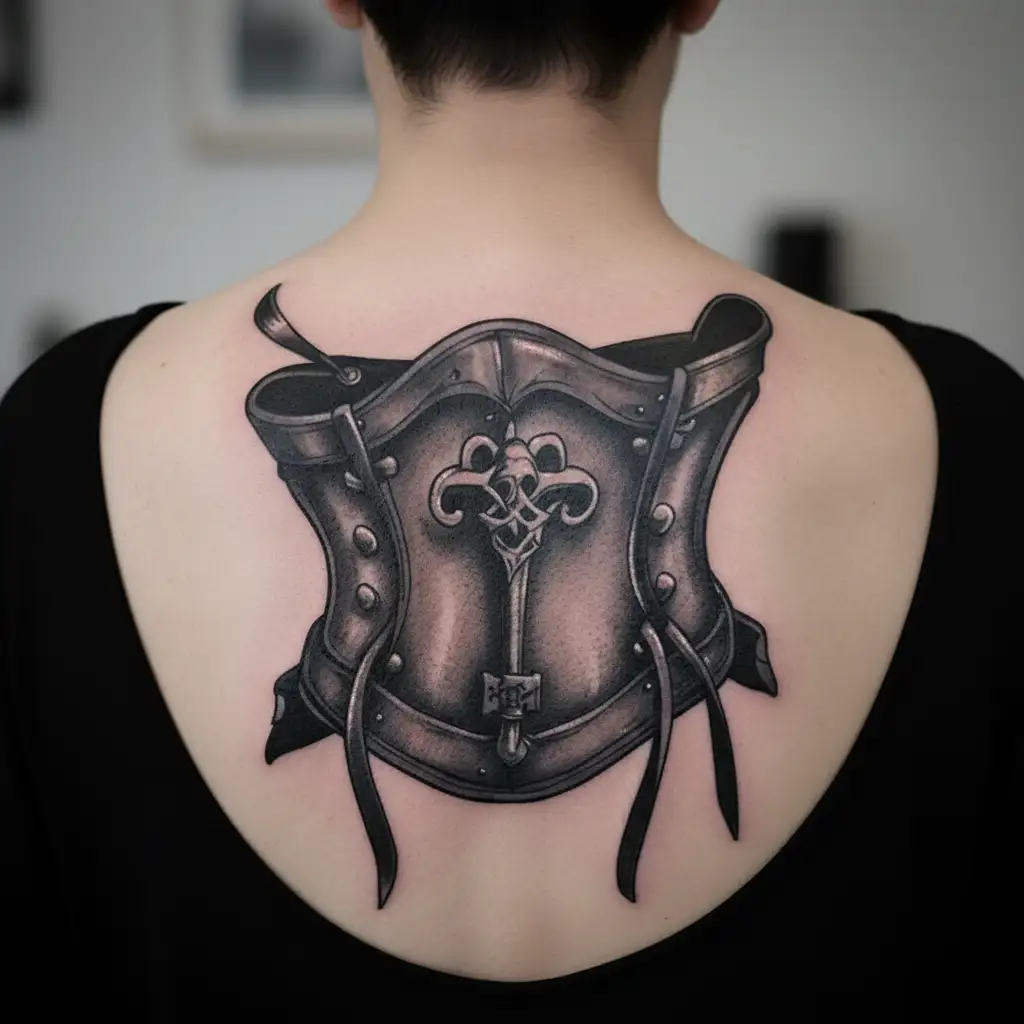 cuckold chastity belt tattoo design idea