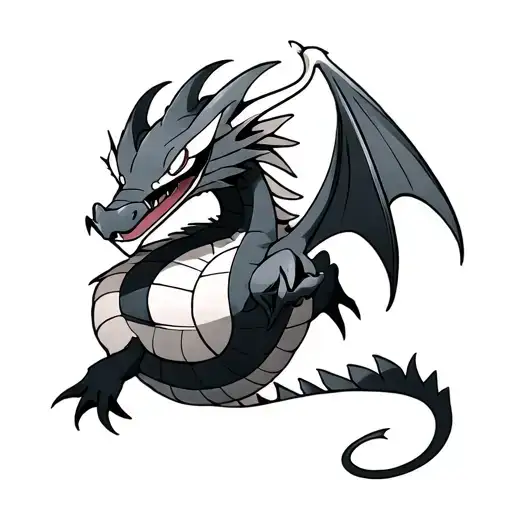 gyarados pokemon irezumi tattoo design idea