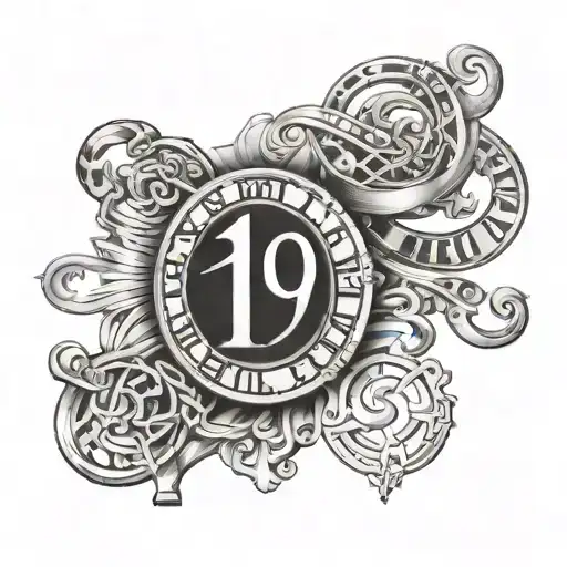 1964,2009,2009,2010,2013 in roman numals band on forearm tattoo design idea