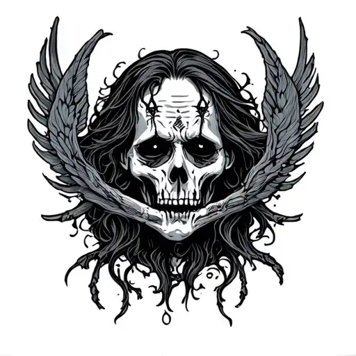 theatre shows antichrist tattoo design idea