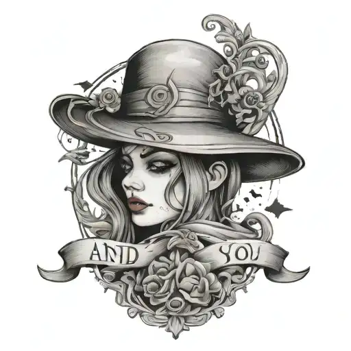 'And if you go, i wanna go with you' tattoo design idea