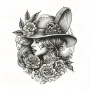 'And if you go, i wanna go with you' tattoo design idea