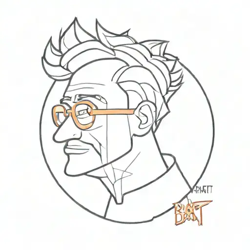 i love Bart tattoo design idea