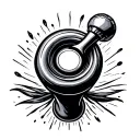 shift knob tattoo design idea
