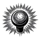 shift knob tattoo design idea