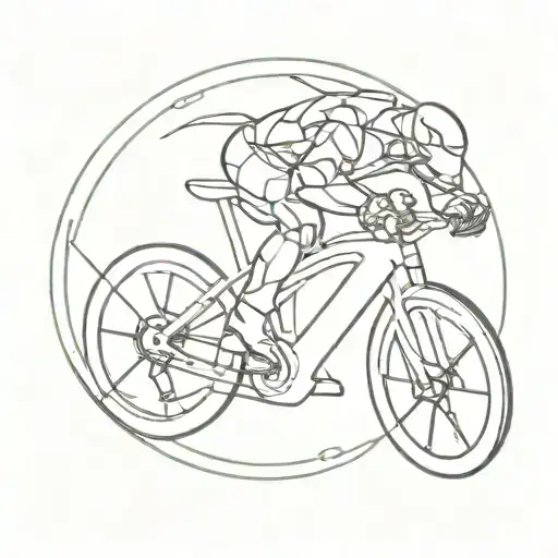 Ironman triathlon logo tattoo design idea