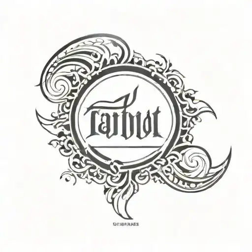 tamil name tattoo design idea