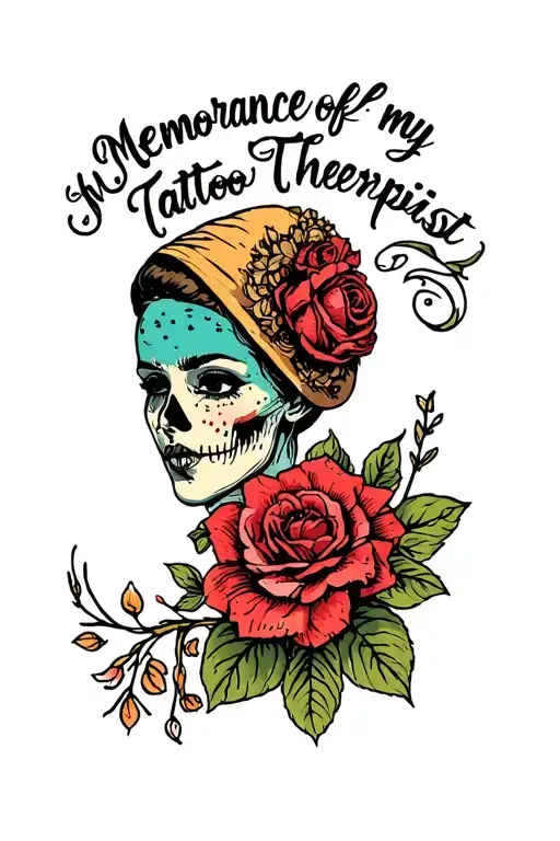 in memorance of my therapist tattoo design idea