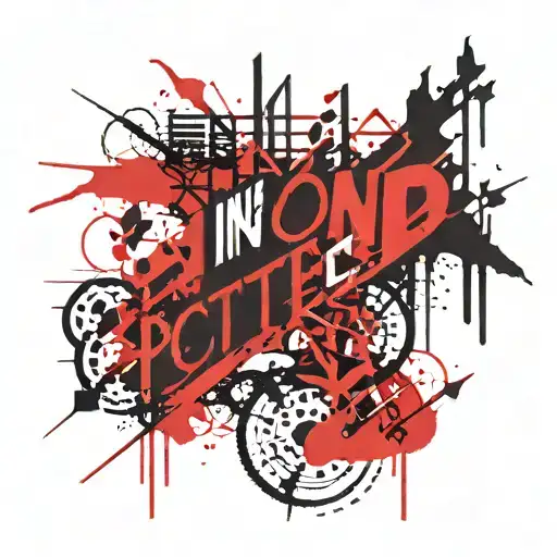 underground style text tattoo tattoo design idea