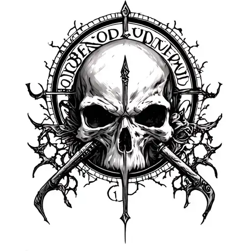 bloodborne Hunter's Mark tattoo design idea