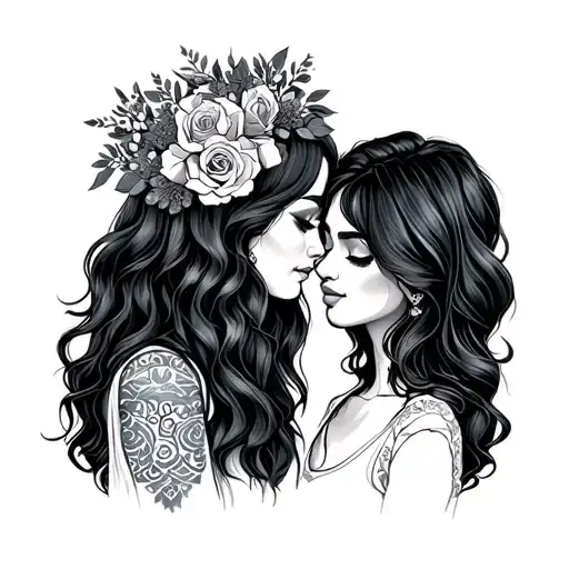 Loyal mom friend tattoo design idea