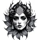 Moksh tattoo design idea