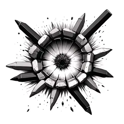 broken crayons make beautiful pictures tattoo design idea