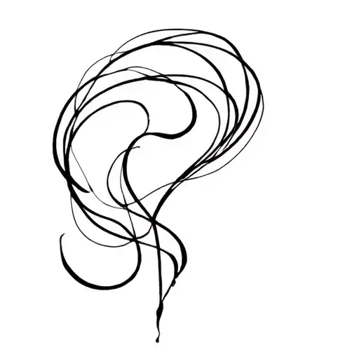 go with the flow tattoo design idea