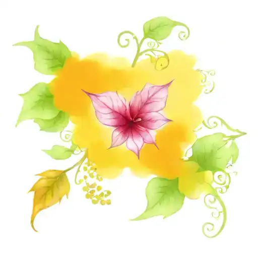 poison ivy vine tattoo design idea