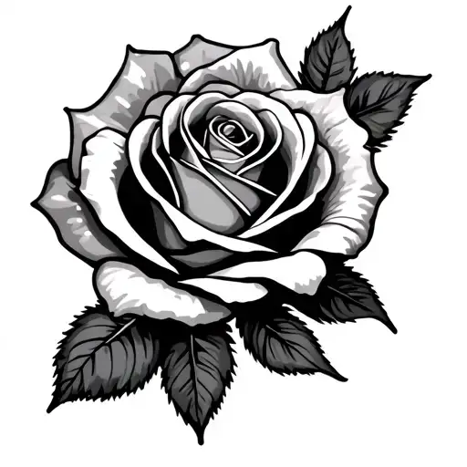rose tattoo with dad memorial tattoo design idea