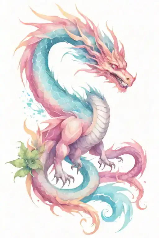 Filler dragon design tattoo design idea