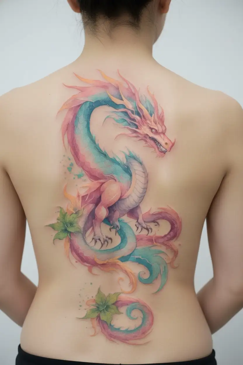 Filler dragon design tattoo design idea