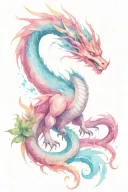 Filler dragon design tattoo design idea