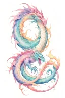 Filler dragon design tattoo design idea