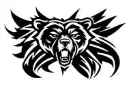 Chicago bears logo tattoo design idea