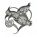 Houston Texas - born October 29 1968 - heart tattoo design idea