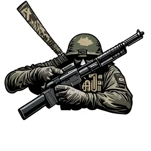 Military Intelligence tattoo design idea