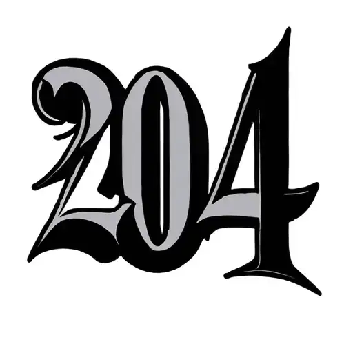 2004 Roman Numerals tattoo design idea