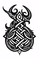 viking knotwork design tattoo design idea