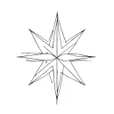 pulsar star tattoo design idea